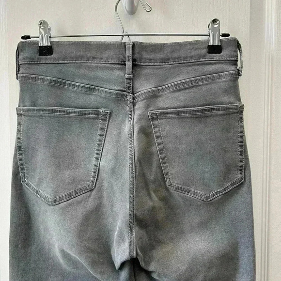 Topshop Jamie Skinny Jeans High Rise Ankle Cropped  Grey Size 26 - Picture 6 of 13